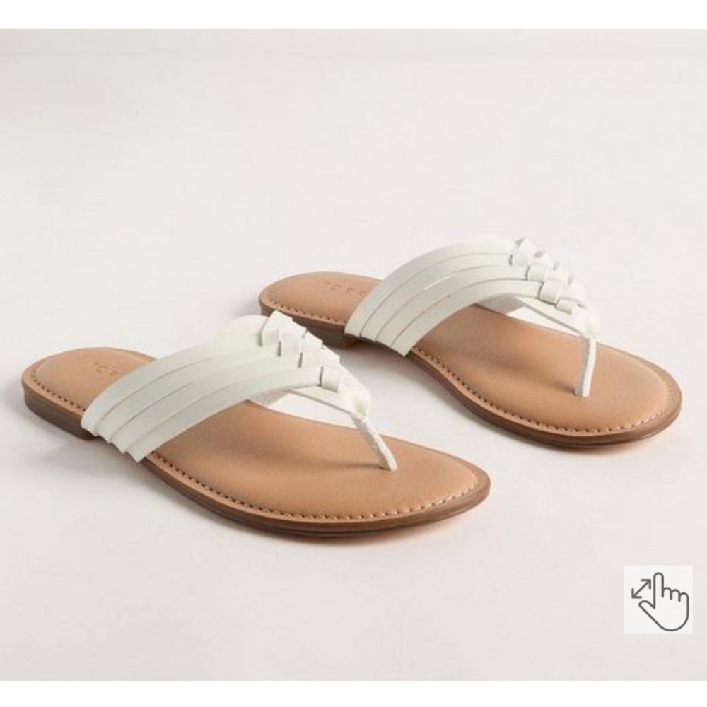 Torrid Braided Flip Flop (WW) NWT